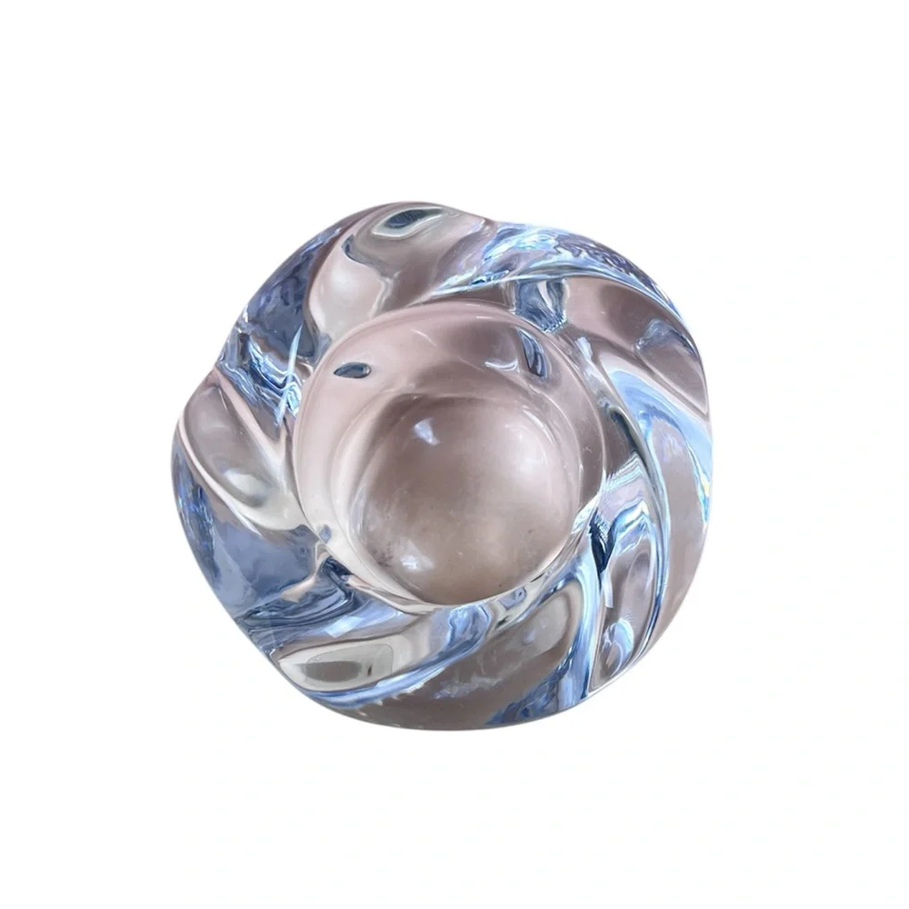 Royal Copenhagen Crystal Galaxi Swirl Votive Candle Holder 4